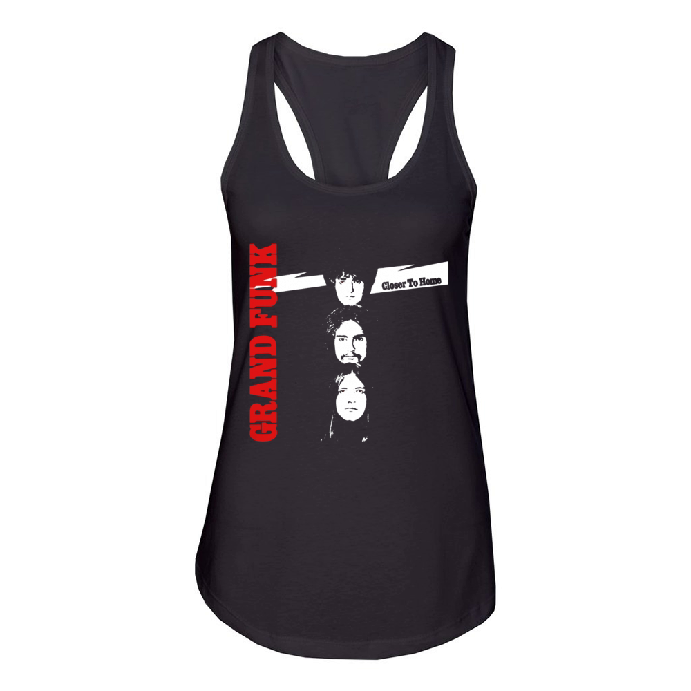 Grand Funk Closer To Home Album Women's Racerback Tank