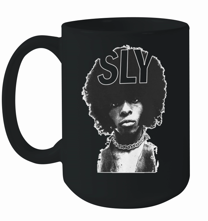 SLy Stone Portrait T-Shirt Ceramic Mug