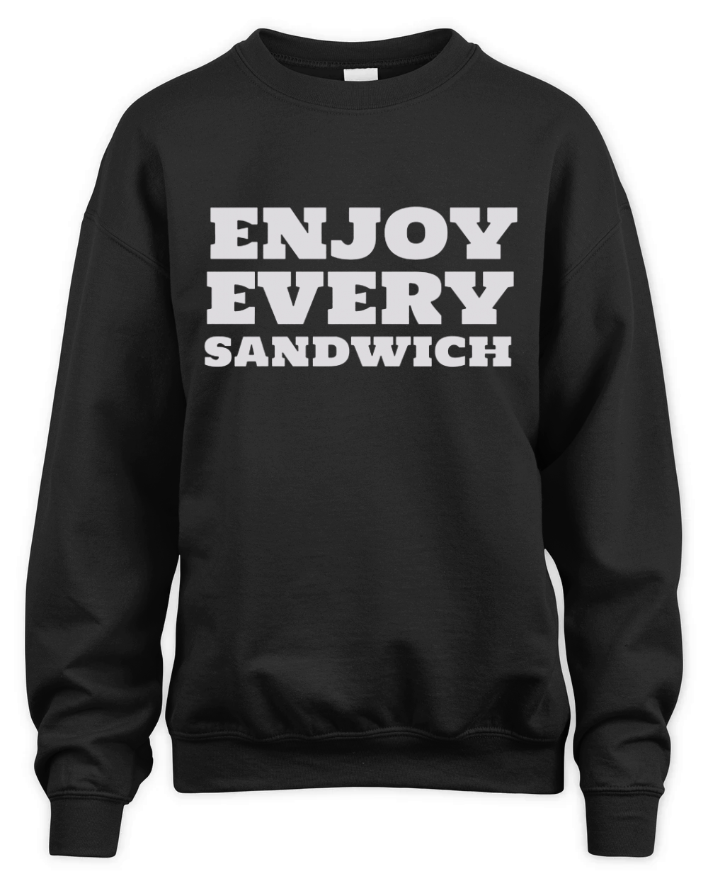 Warren Zevon Quote Enjoy Every Sandwich Inspirational Shirt Unisex Premium Crewneck Sweatshirt