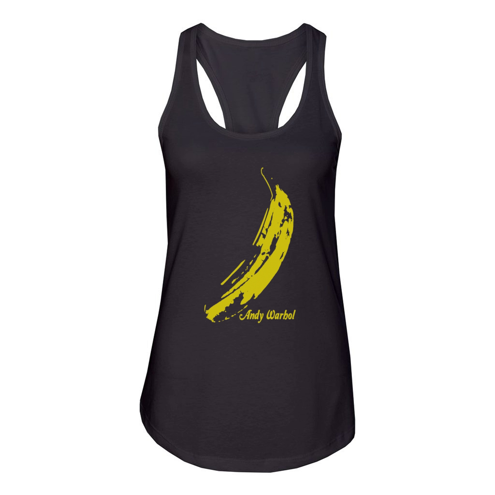 Andy Warhol Banana - Womens Bamboo Performance Tank by ALL Sport Women's Racerback Tank