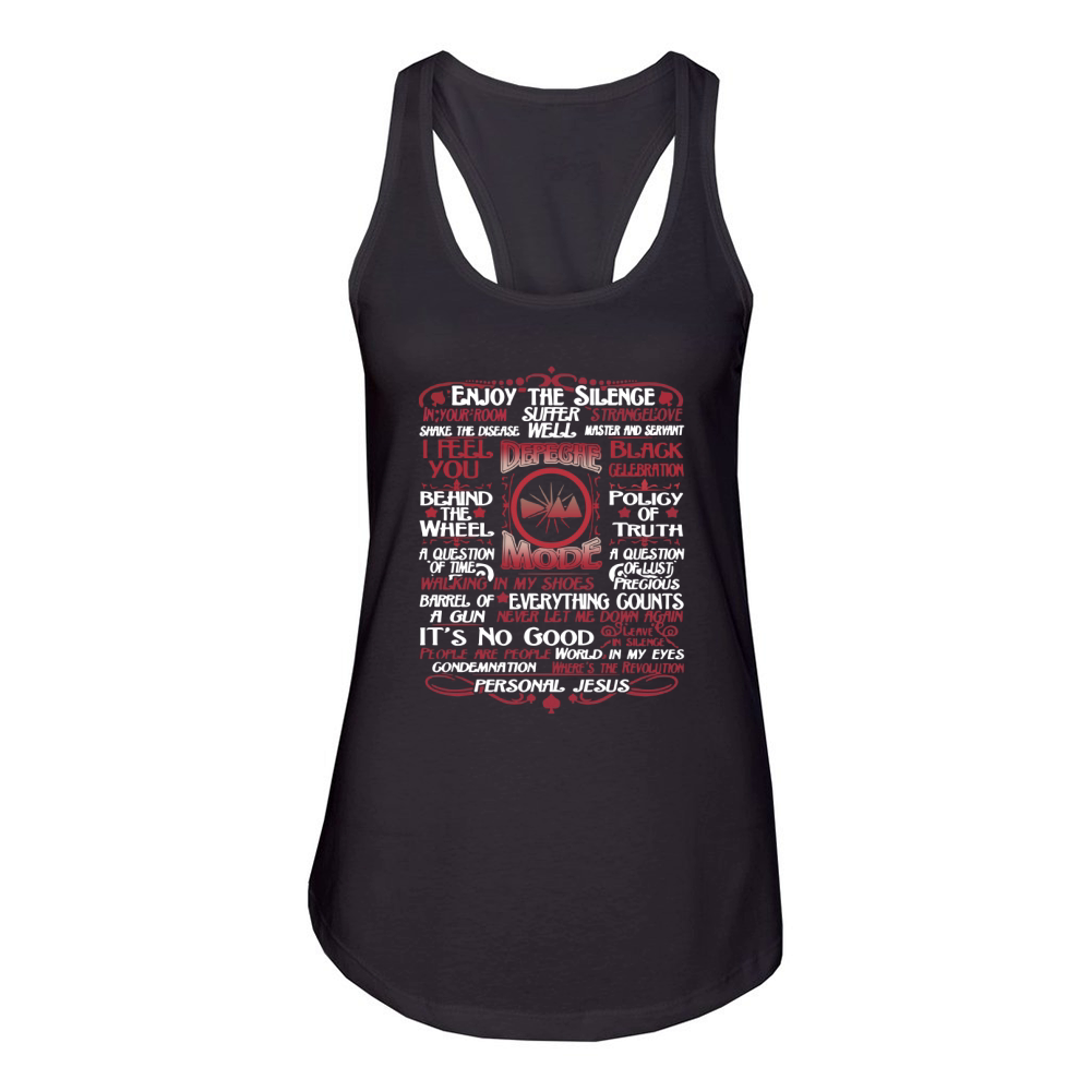 Depeche Mode song! Women's Racerback Tank