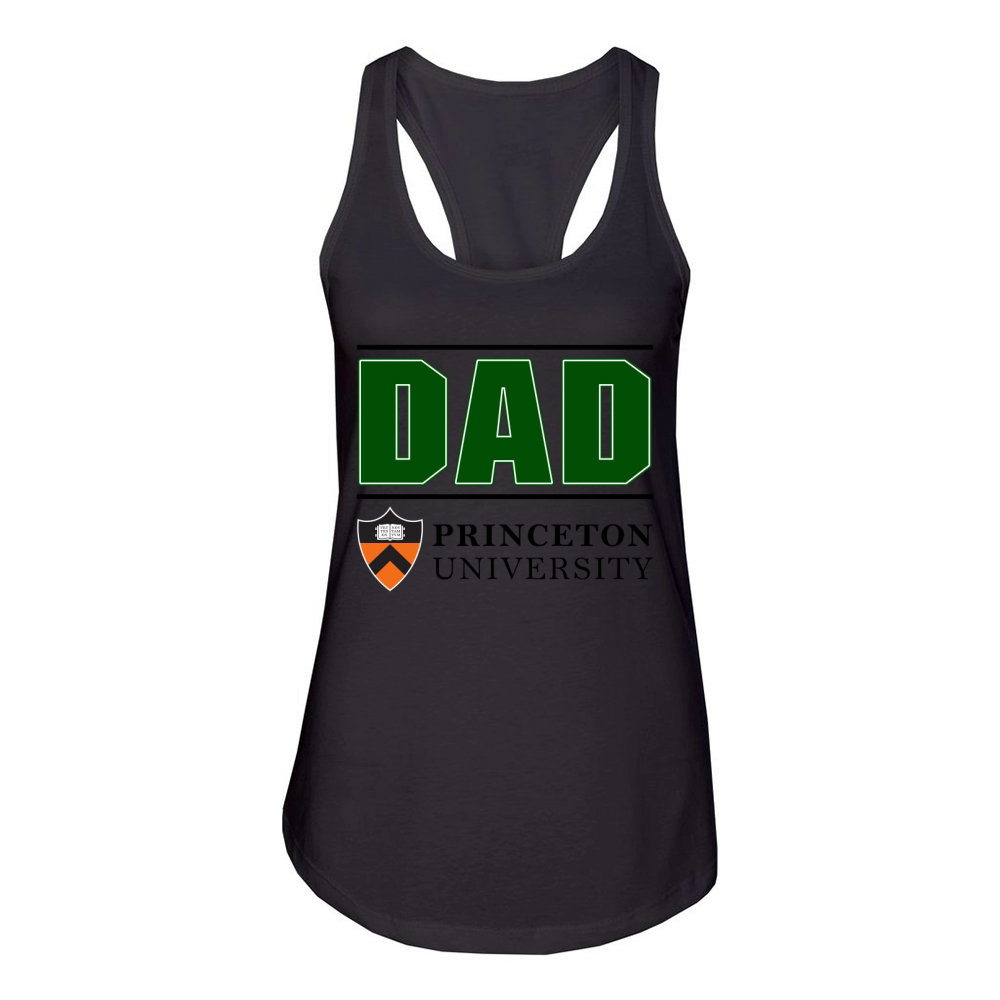 Princeton University Proud Dad Parents Day 2020 Women's Racerback Tank