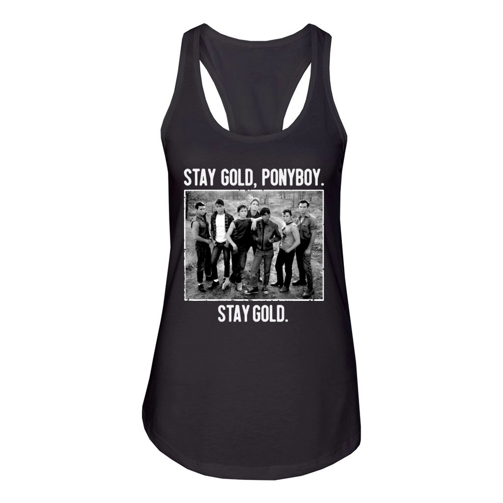 The Outsiders stay gold Ponyboy stay gold Women's Racerback Tank