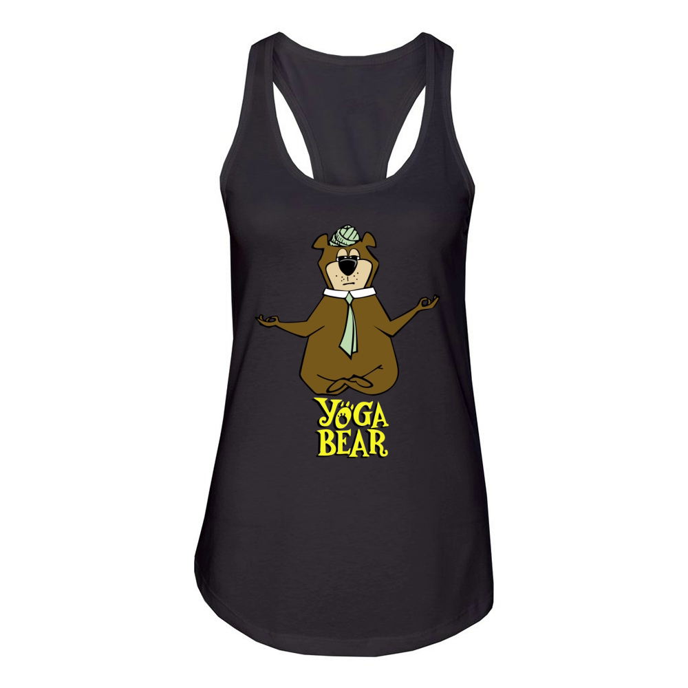 Yoga Yogi Bear Women's Racerback Tank