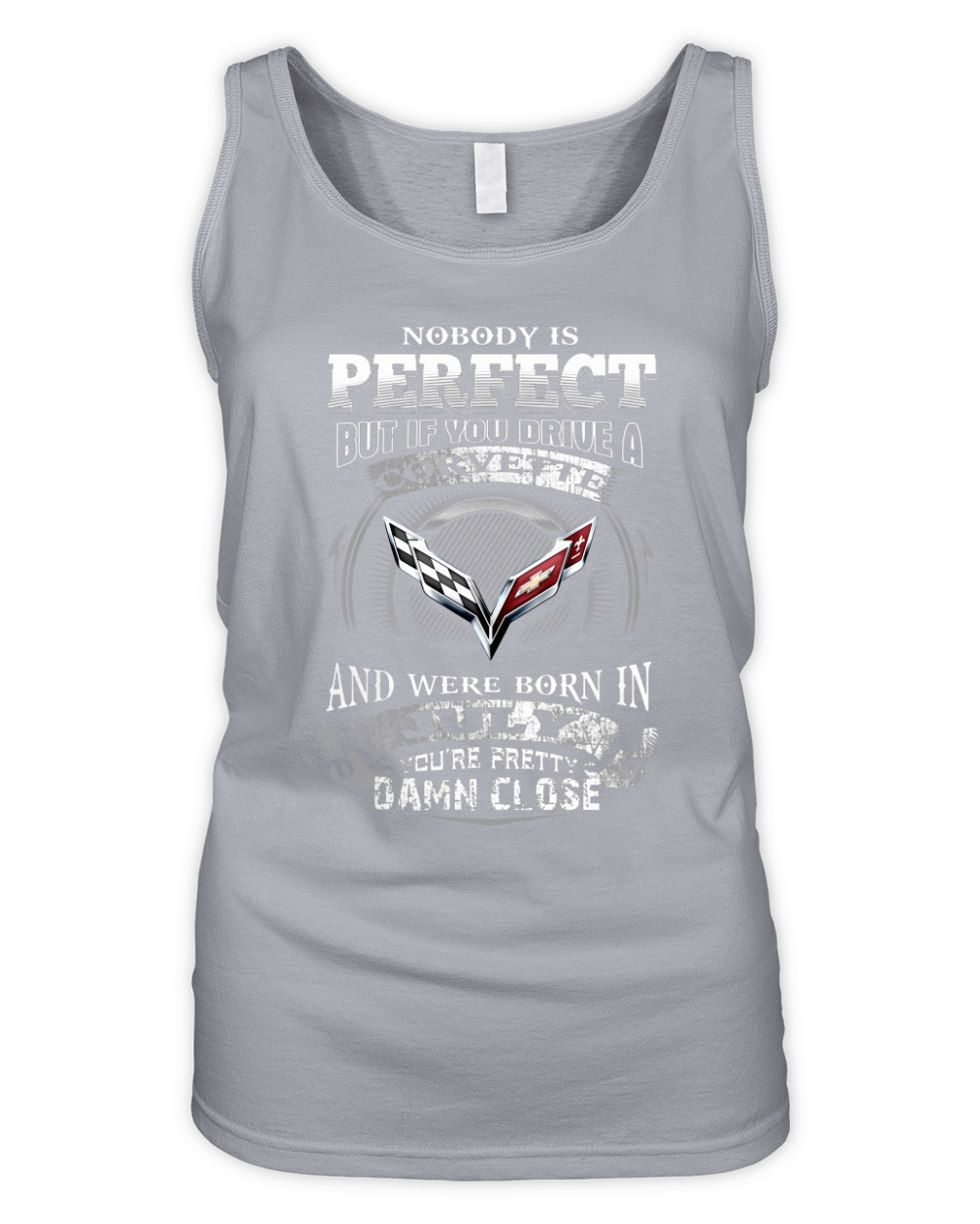 DRIVE A CORVETTE JULY Organic Women's Tank Top