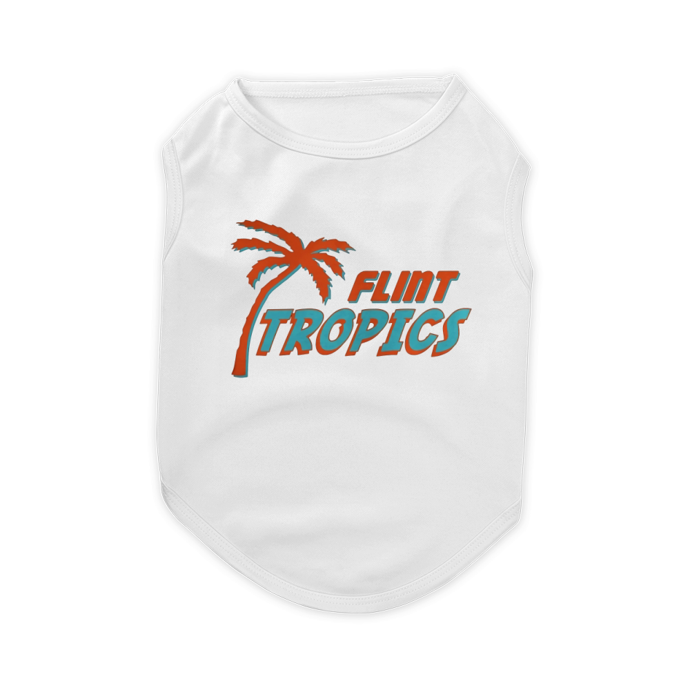 T-shirts noirs semi pro Flint tropics Pet T-Shirt