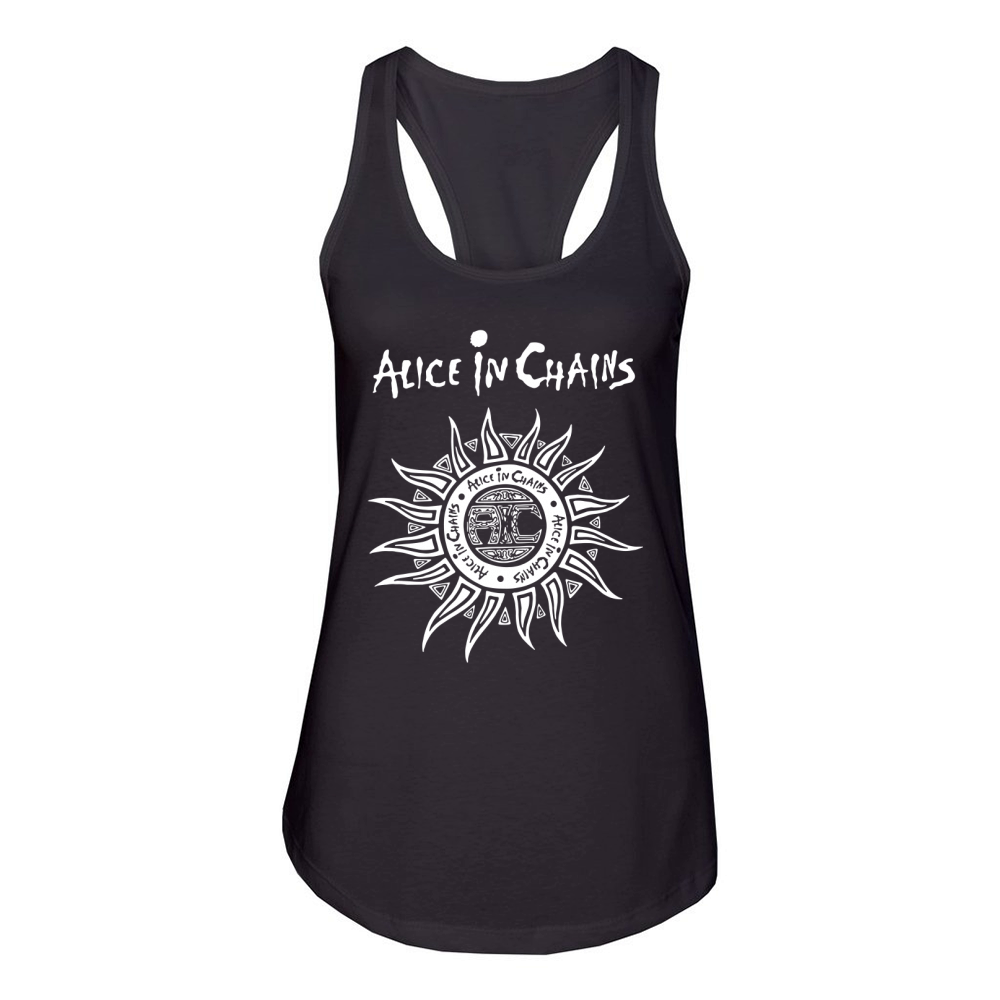 Alice In Chains Sun logo TShirt Women's Racerback Tank