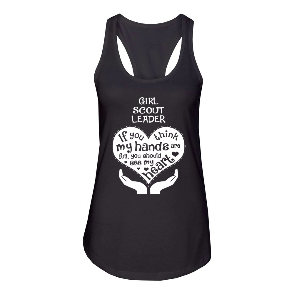 GIRL SCOUT LEADER Women's Racerback Tank