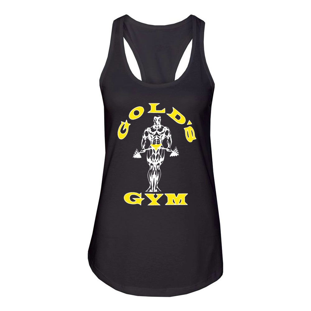 Golds Gym Men s Bodybuilding Stringer Tank Top Mus - Baby Onesie Women's Racerback Tank