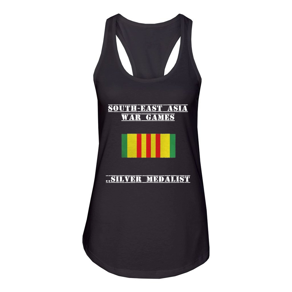south east asia war games Women's Racerback Tank