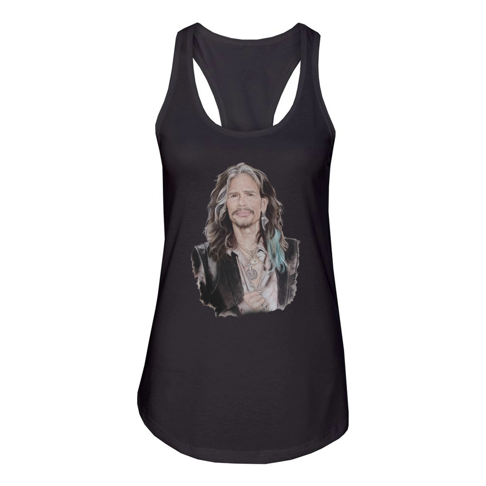 STEVEN TYLER LOVING 2 Tshirt, STEVEN TYLER LOVING 2 Hoodies Women's Racerback Tank