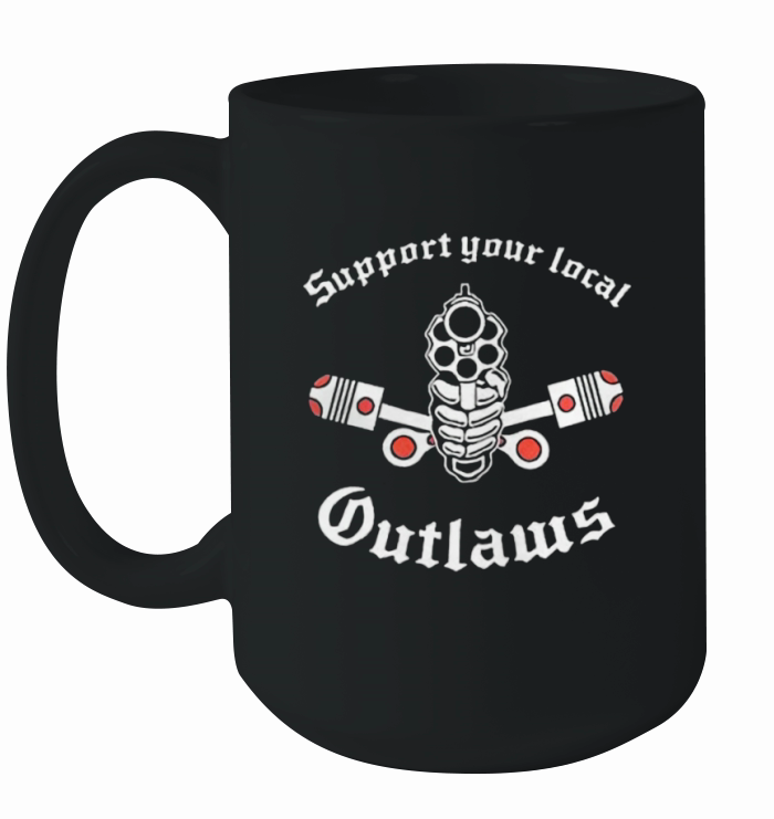 Outlaw mc Support Outlaw mc Support Ceramic Mug