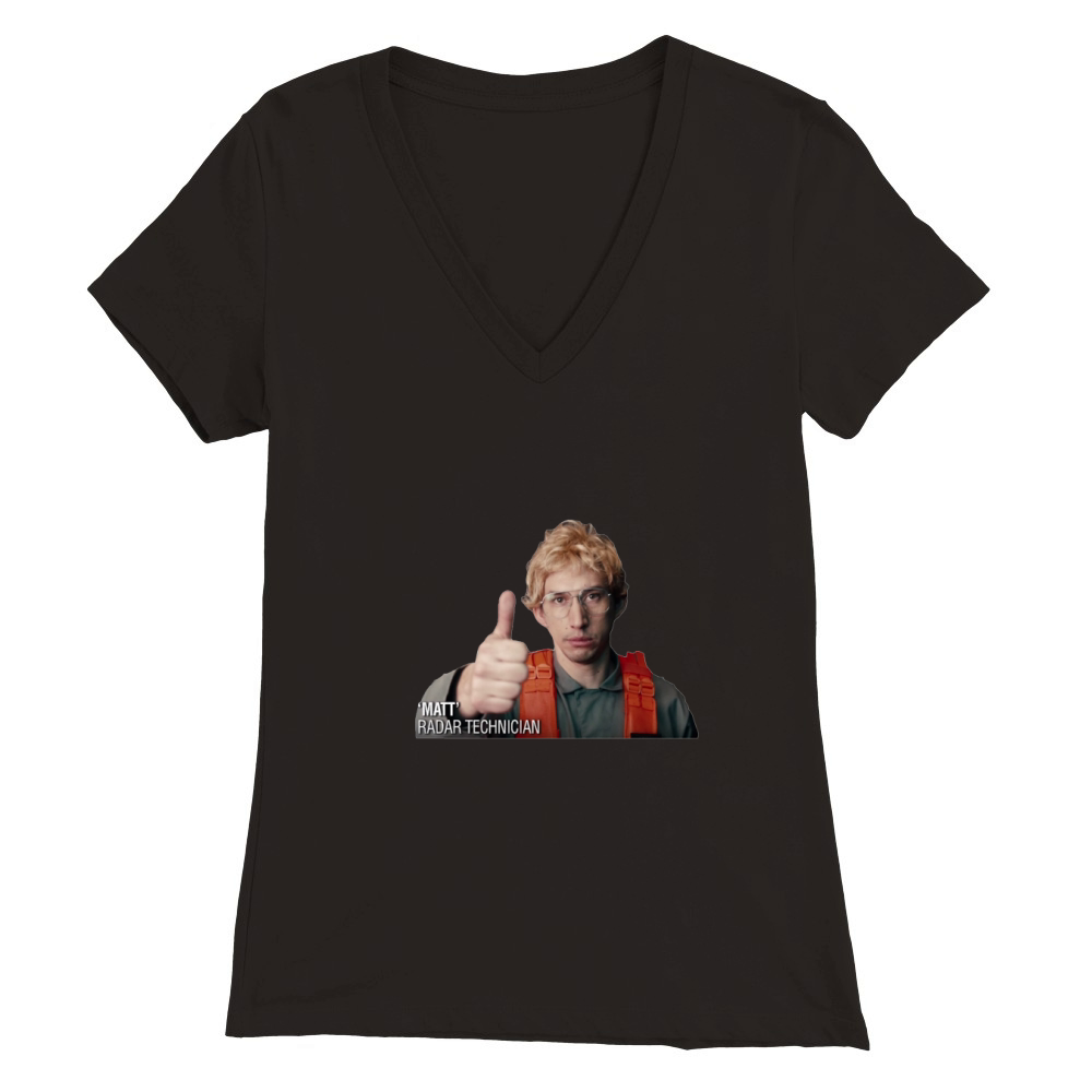 Kylo Ren as Matt Radar Technician  shirt Premium Womens V-Neck T-shirt