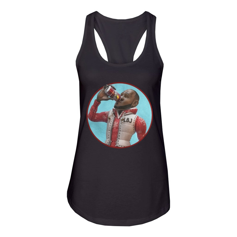 LeBron James Cranberry Sprite Meme Shirt Women's Racerback Tank
