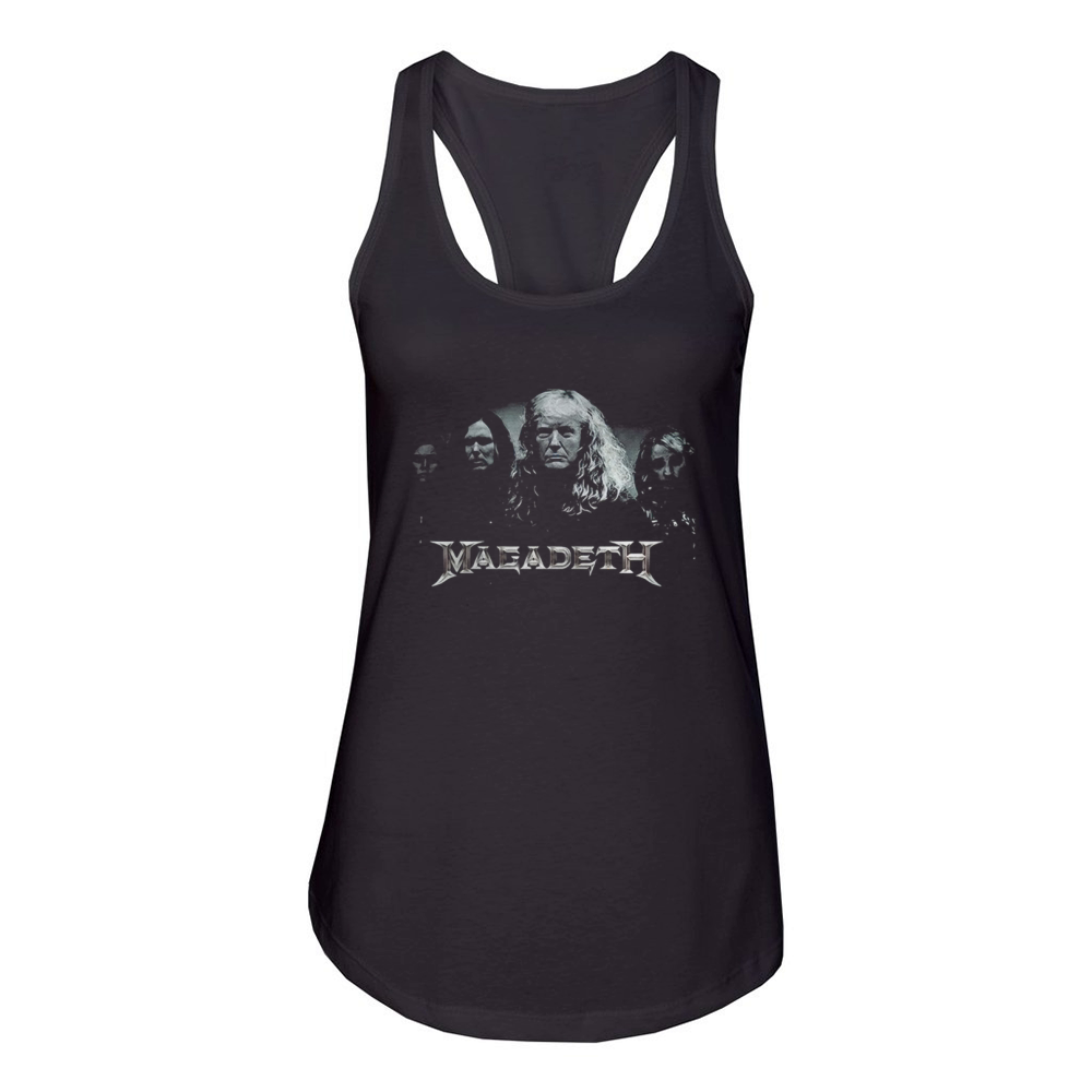 Megadeth Donald Trump t-shirt Women's Racerback Tank