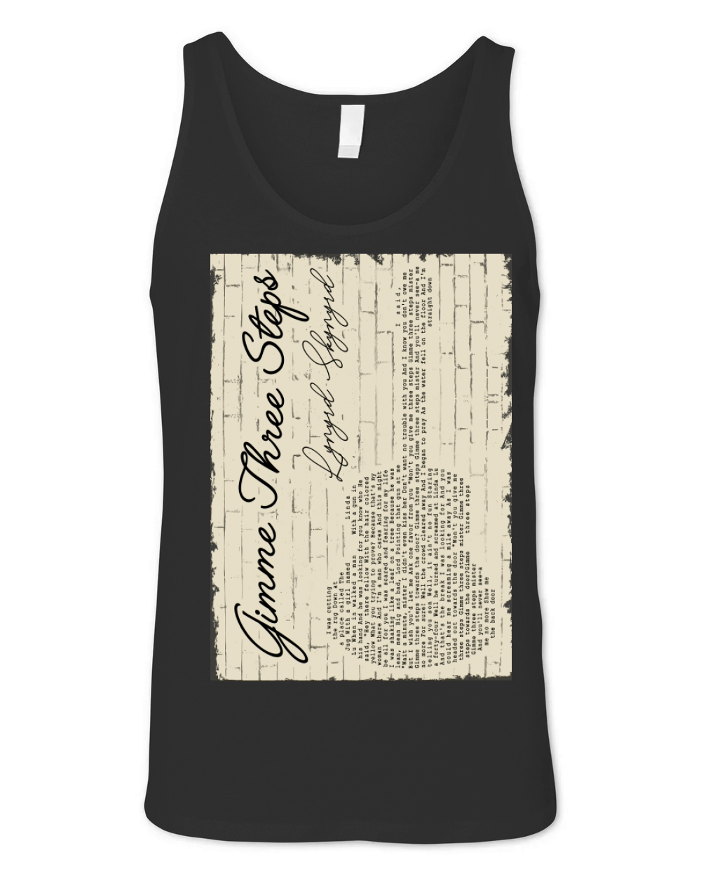 Gimme Three Steps Unisex Jersey Tank