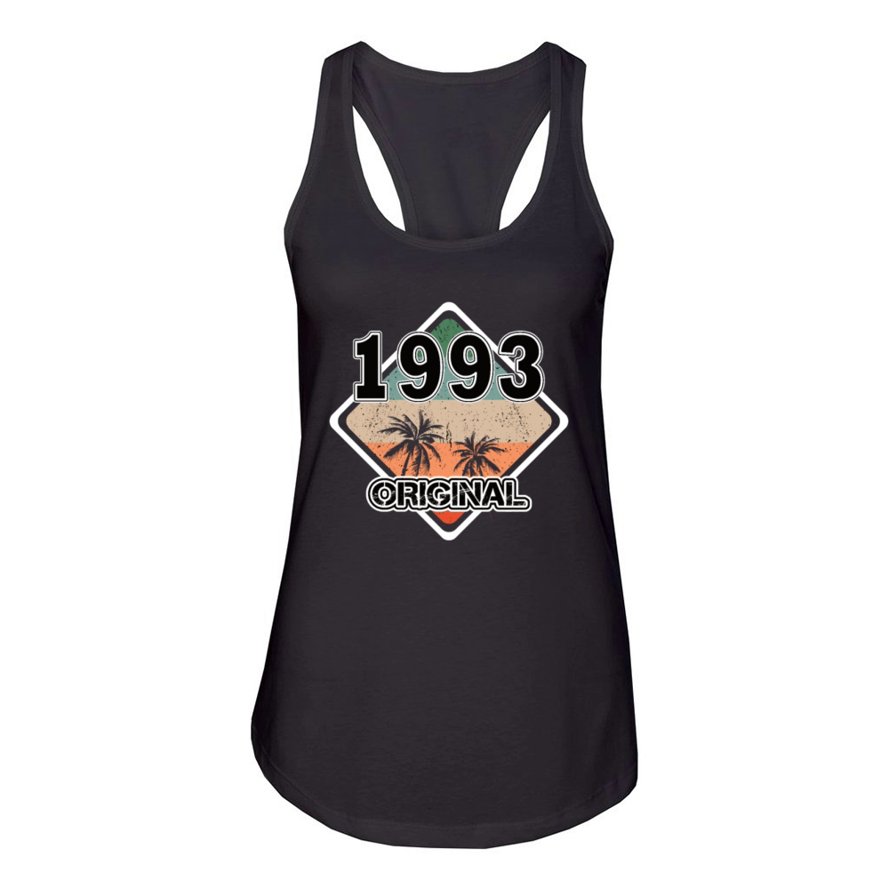 30th birthday vintage 1993 original 1993 Women's Racerback Tank
