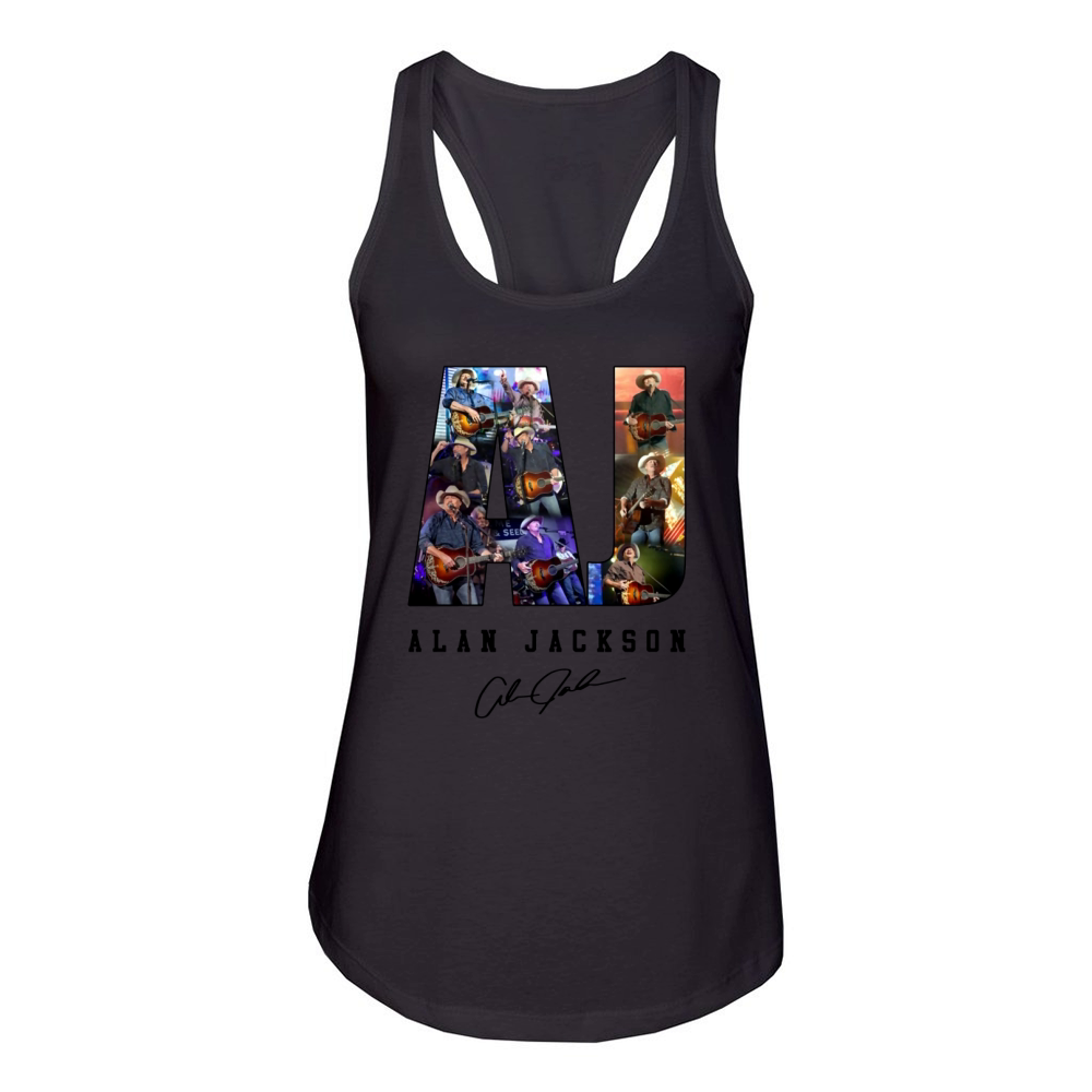 ALAN JACKSON Women's Racerback Tank