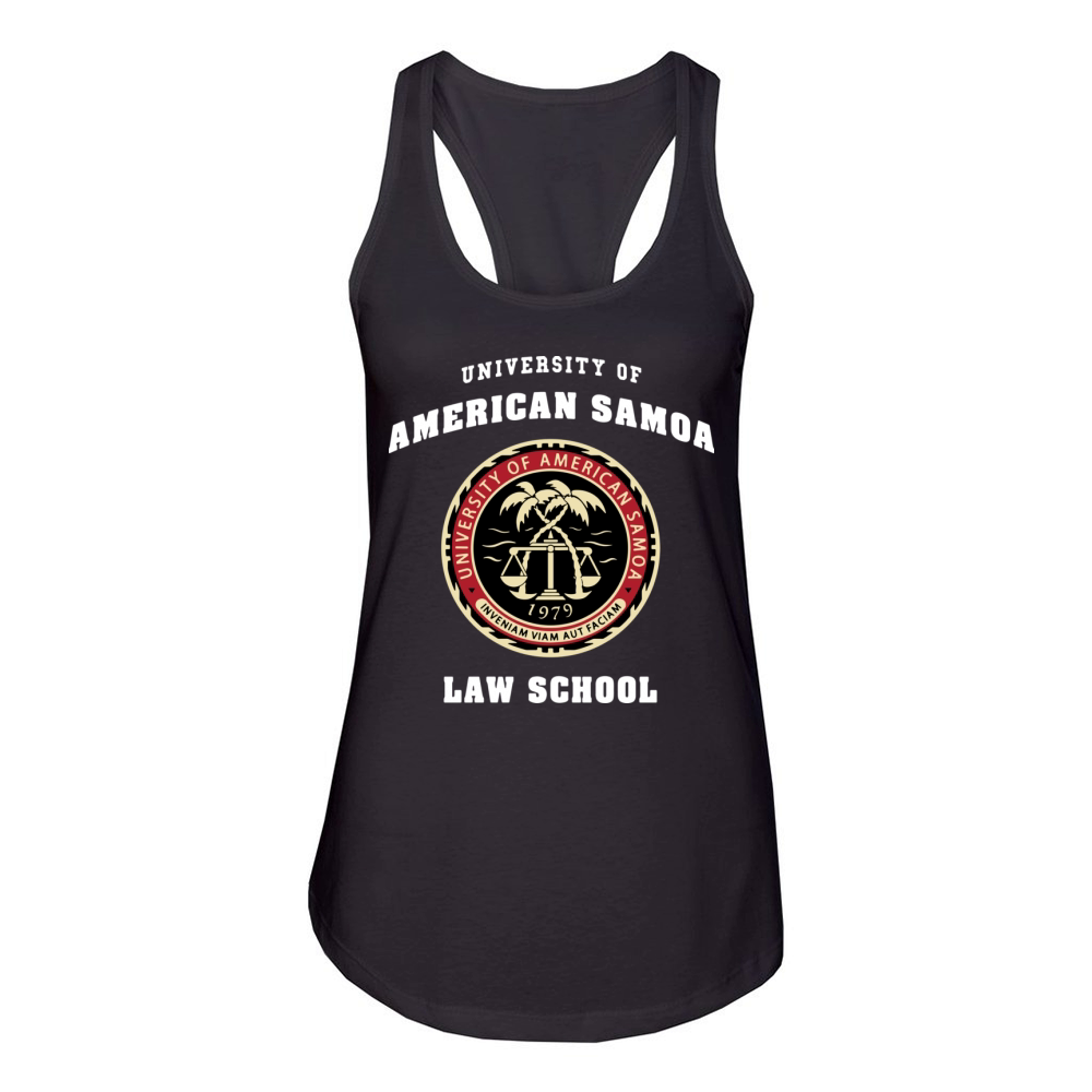 Bcs University Of American Samoa Law School Women's Racerback Tank