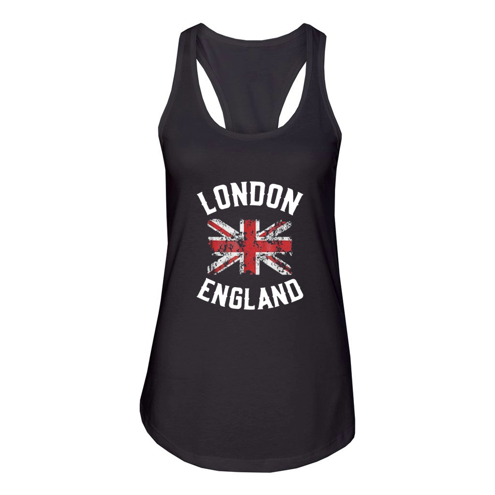 London England Women's Racerback Tank