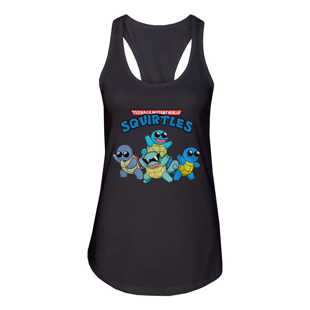 Teenage Ninja Mutant Squirtles Women's Racerback Tank