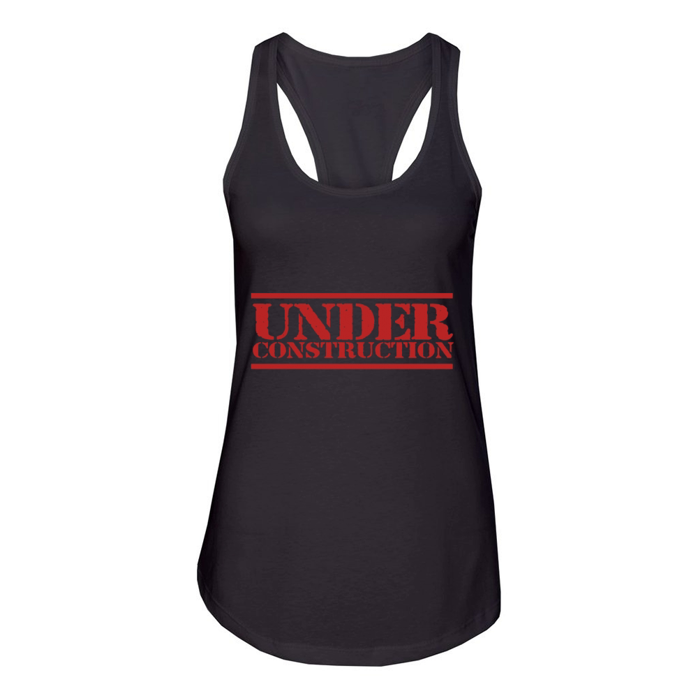 Under Construction Women's Racerback Tank