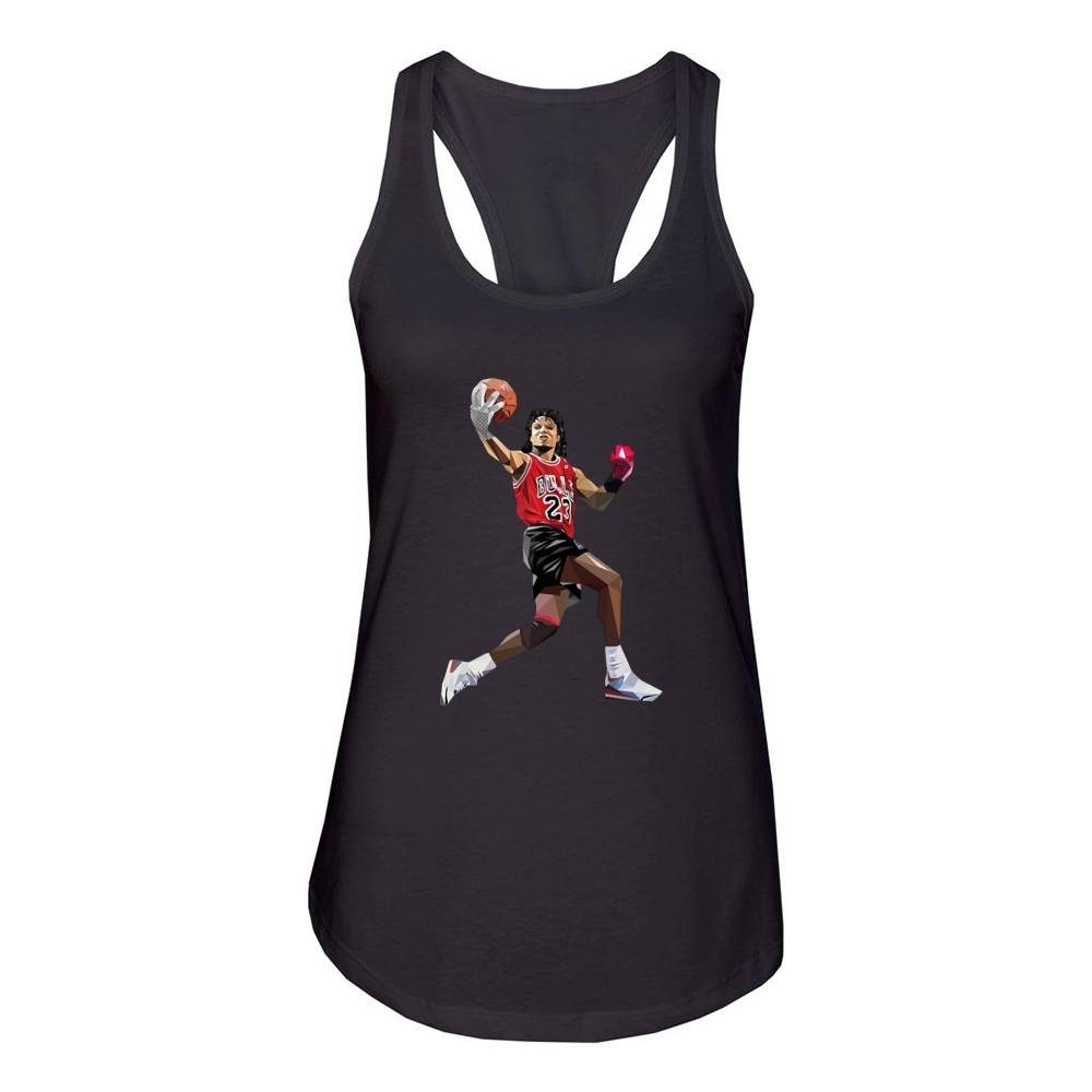 Jordan Like Mike Jackson Tyson Women's Racerback Tank