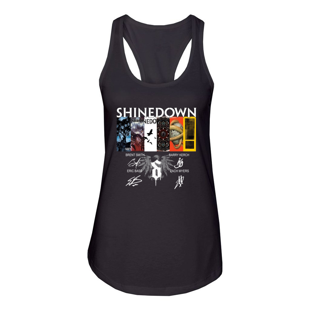 Shinedown 19th Anniversary 2001 2020 signature Women's Racerback Tank