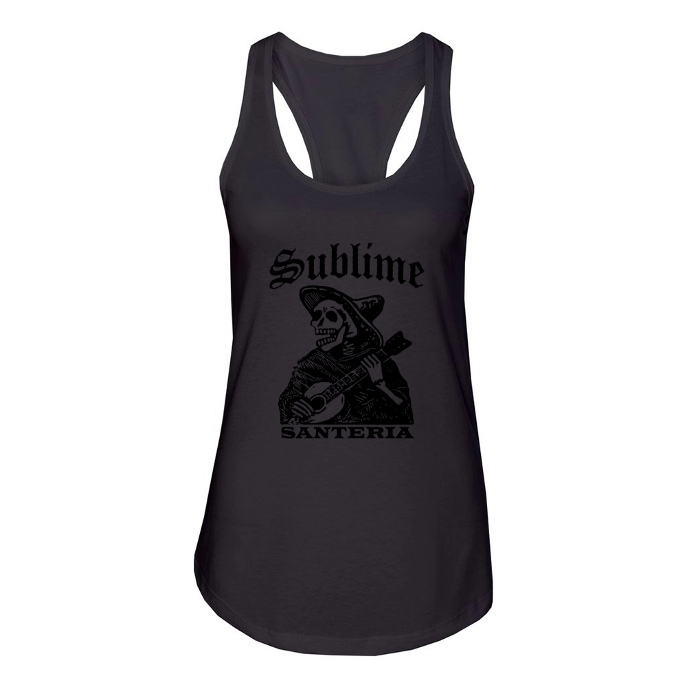 Sublime Santeria Skeleton Women's Racerback Tank