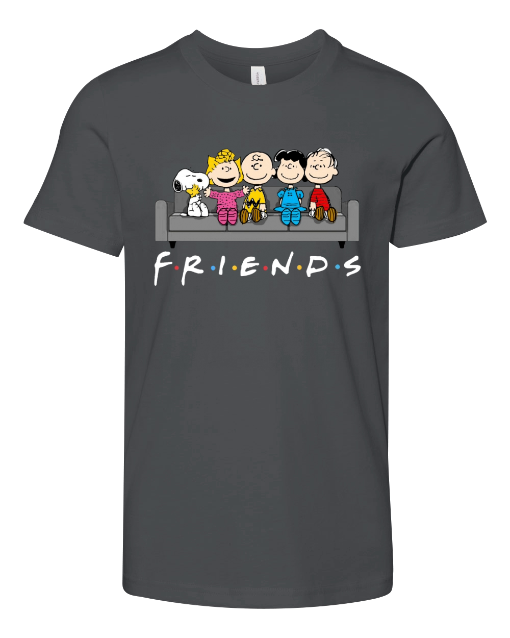 Peanuts Snoopy Friends Youth Unisex Jersey Tee