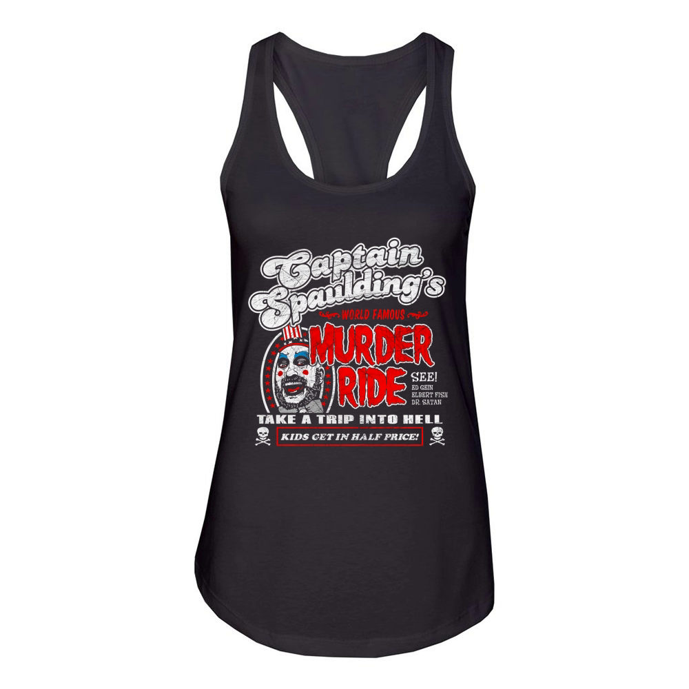 Captain Spaulding Murder Ride Women's Racerback Tank