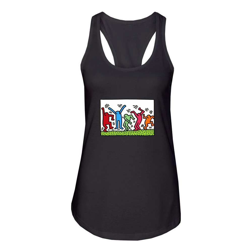 Keith Haring Women's Racerback Tank