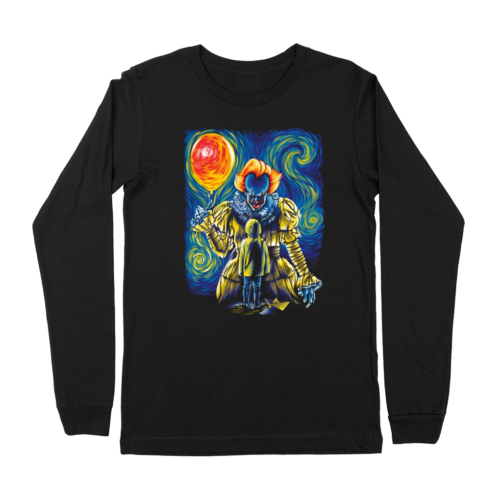 Pennywise IT Starry Night shirt Premium Long Sleeve