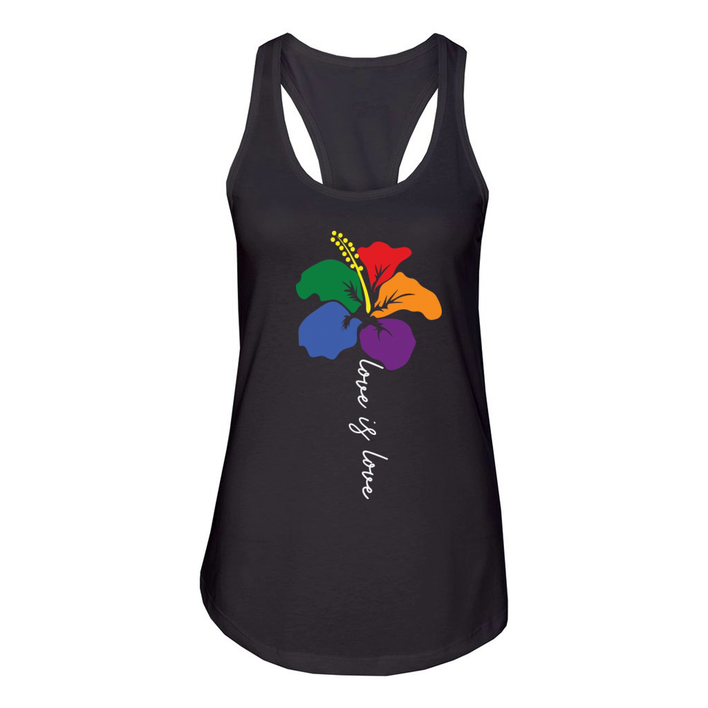 Love Is Love LGBTQ Women's Racerback Tank