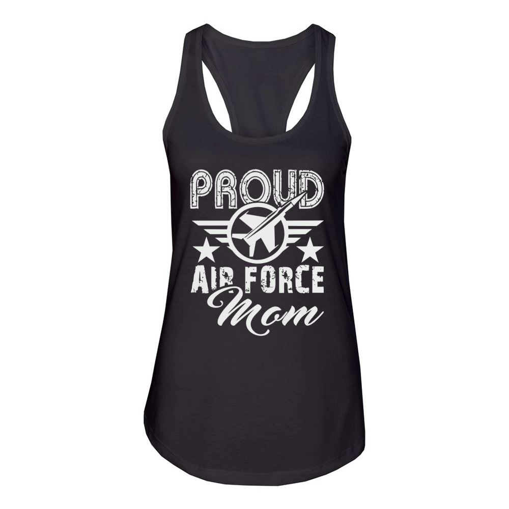 Proud Air Force Mom Women's Racerback Tank