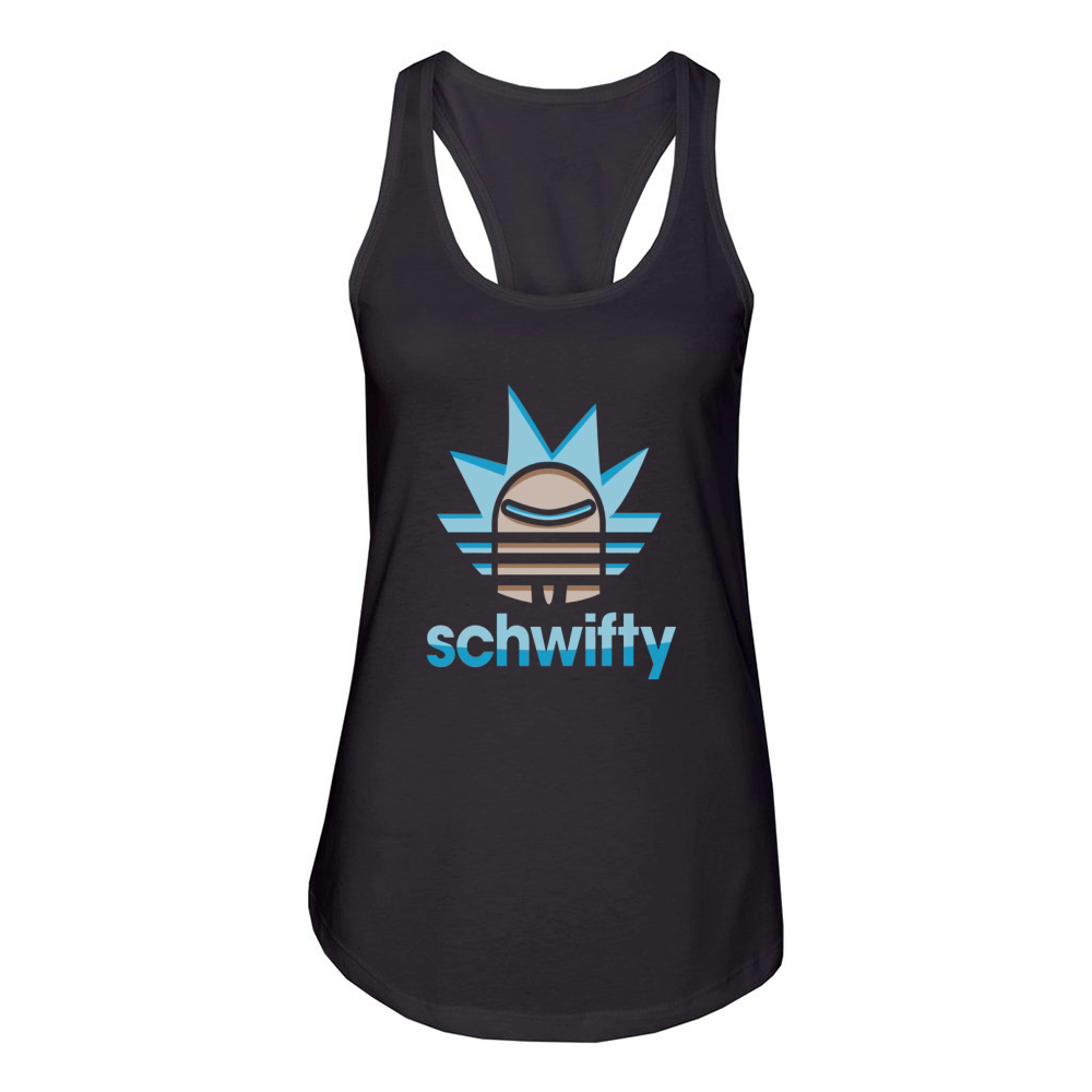 Schiwifty form into rick and go to the morty Women's Racerback Tank