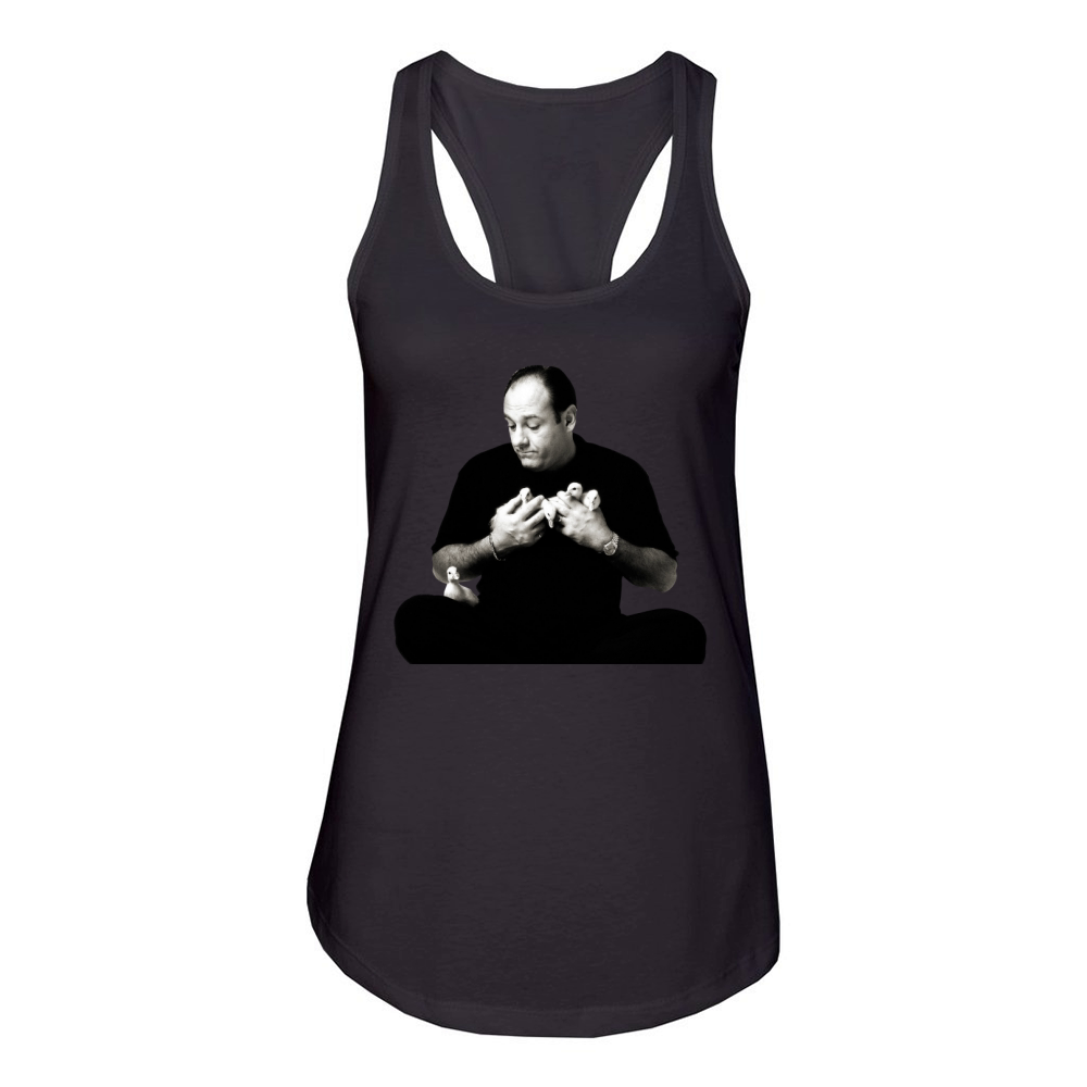Tony Sopranos And Duck Women's Racerback Tank