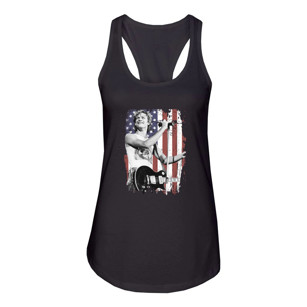 Bryan Adams American Flag Women's Racerback Tank