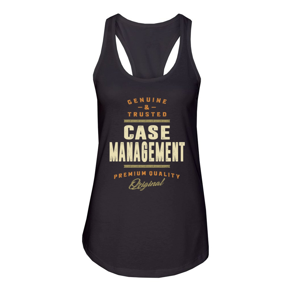 Case Management Women's Racerback Tank
