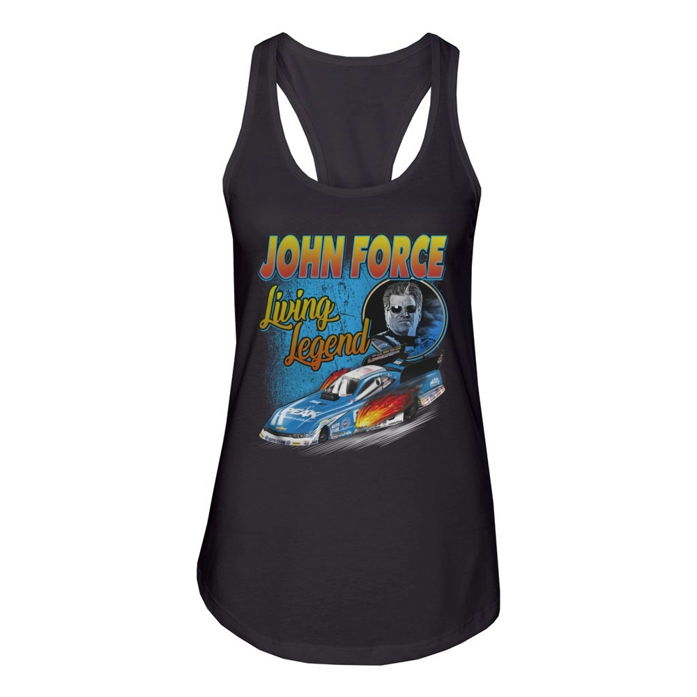 JOHN FORCE  LIVING LEGEND Women's Racerback Tank