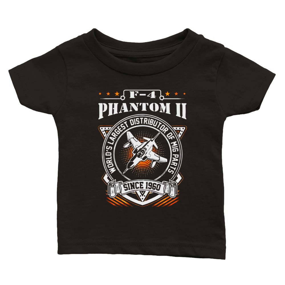 F4 PHANTOM II  WORLDS LARGEST DISTRIBUTOR OF MIG PARTS Classic Baby Crewneck T-shirt