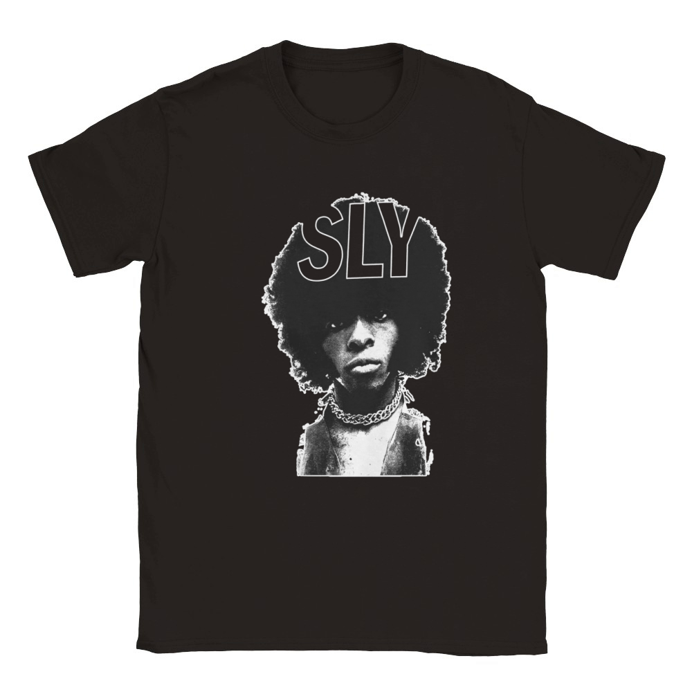 SLy Stone Portrait T-Shirt Classic Kids Crewneck T-shirt