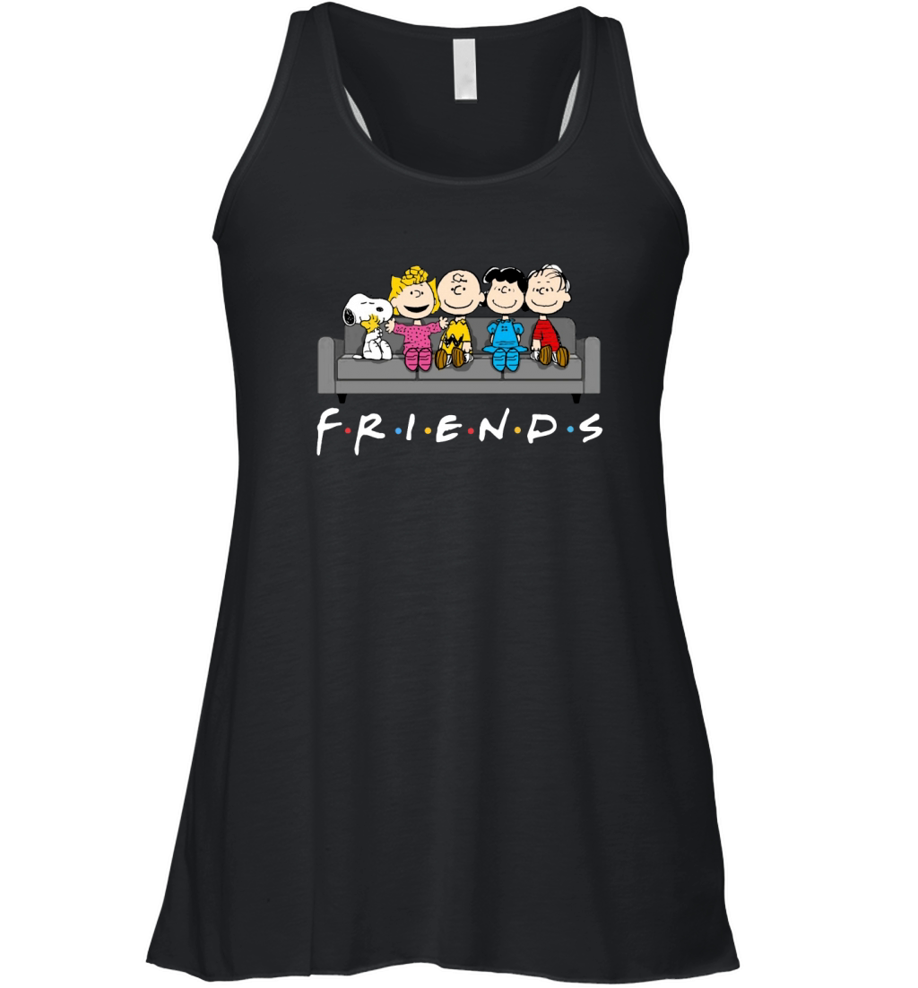 Peanuts Snoopy Friends Women's Flowy Tank Top