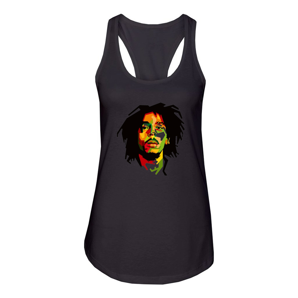 Bob Marley Be Happy Women's Racerback Tank