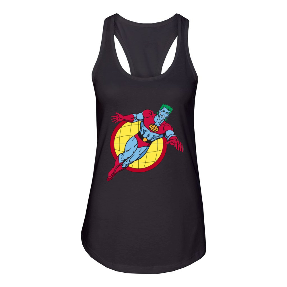 Captain Planet Planeteers captain planet Women's Racerback Tank