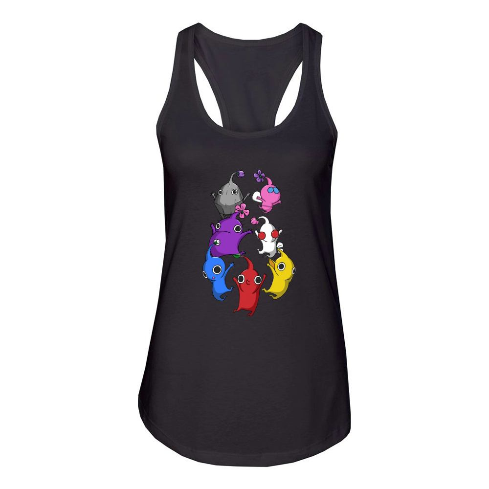 Jumping Pikmin shirt Women's Racerback Tank
