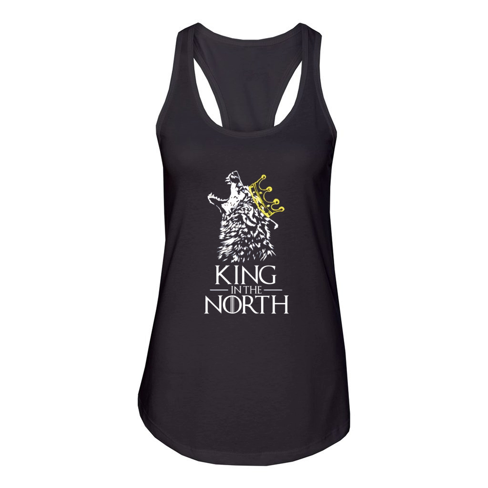 King in the north Women's Racerback Tank