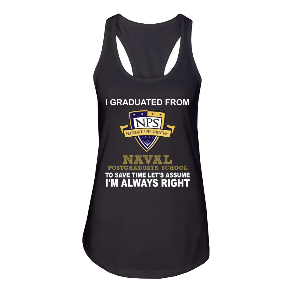 Naval Postgraduate School Women's Racerback Tank