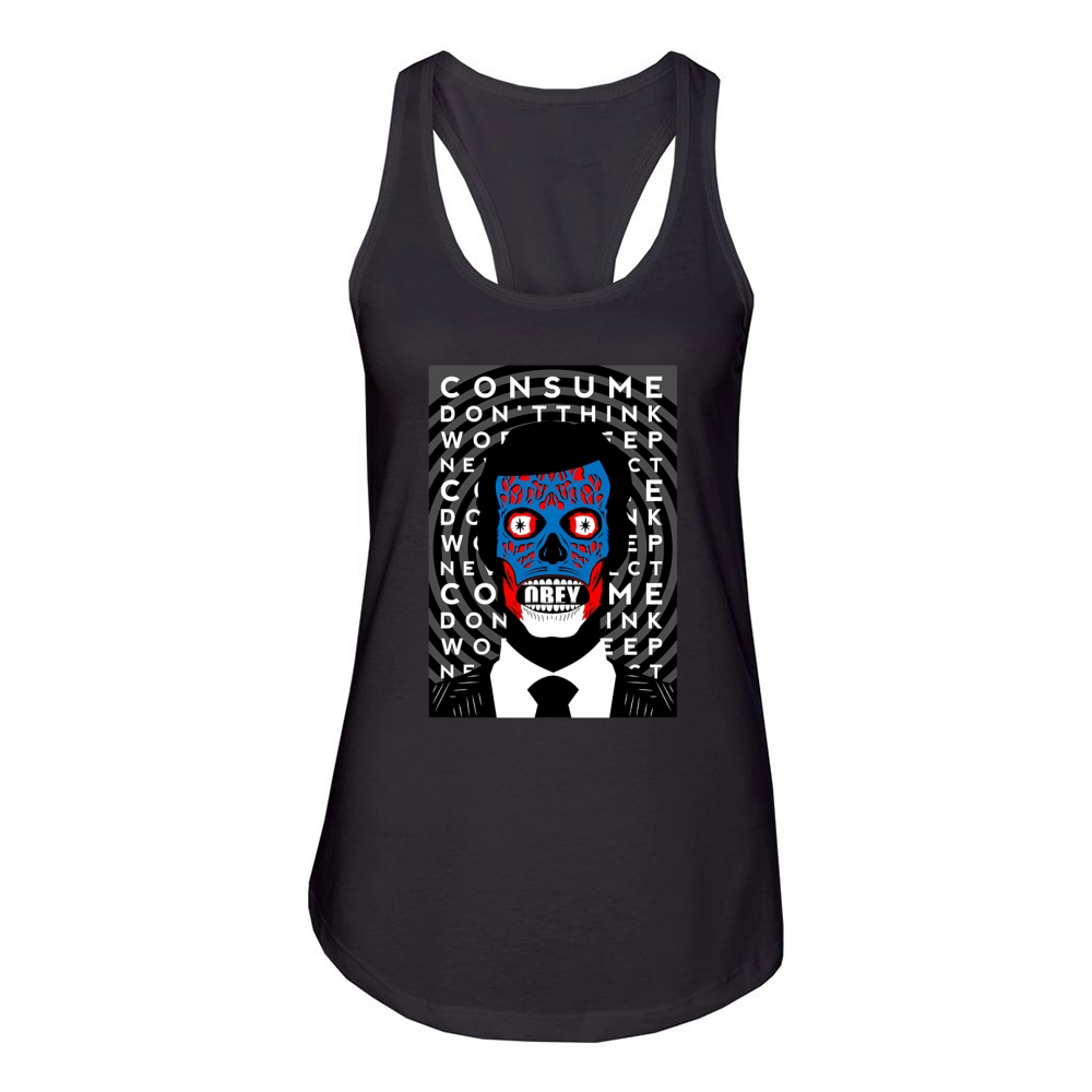 Obey Poster Women's Racerback Tank