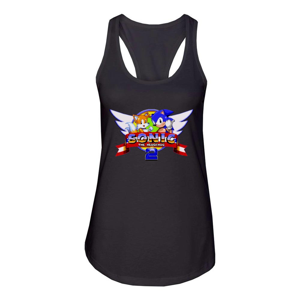 Sonic 2 Title Screen Women's Racerback Tank